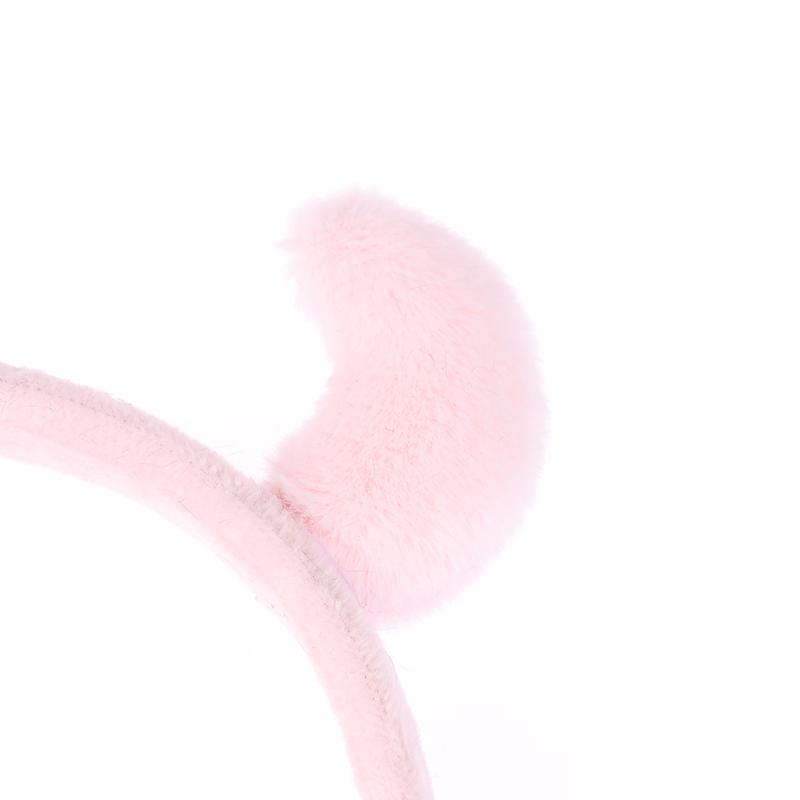 Новые милые плюшевые обручи для волос в виде кошек для девочек, осенние и зимние повязки для волос, головные уборы, повязки для волос из мультфильмов, аксессуары для волос, украшения