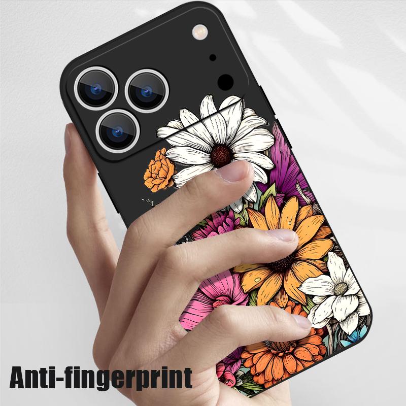 Чехол-шнурок INS с принтом подсолнуха для iPhone 17 Pro Max iPhone 16 15 14 13 Pro Max 11 16E 17E Мягкий силиконовый задний чехол для телефона