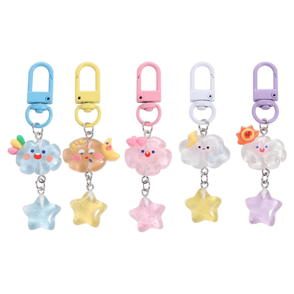 Star Starry Clouds Keychain Fine Flicker Creativity Activity Gifts