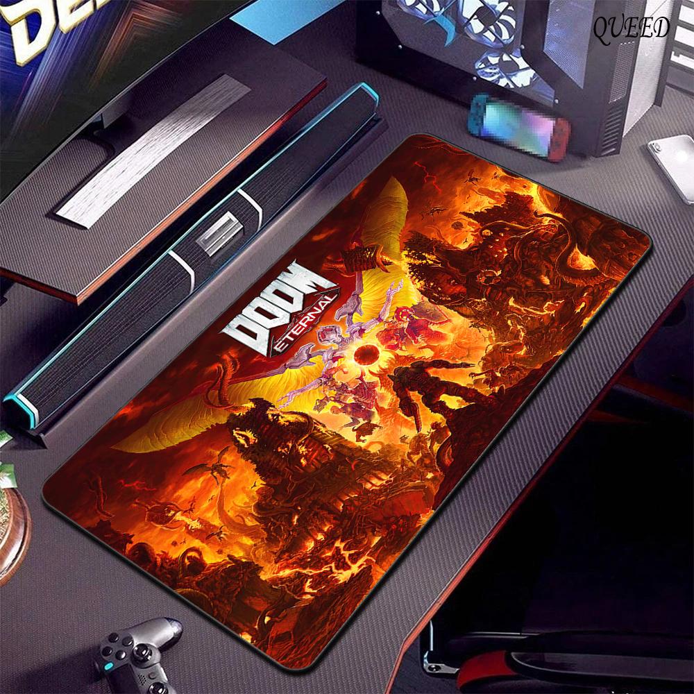 Игровой коврик для мыши D-Dooms E-Eternals 30x80см Противоскользящая резиновая основа MouseMat Игровой XXL Ковер для мыши PC Утолщенный Настольный коврик для E-спорта