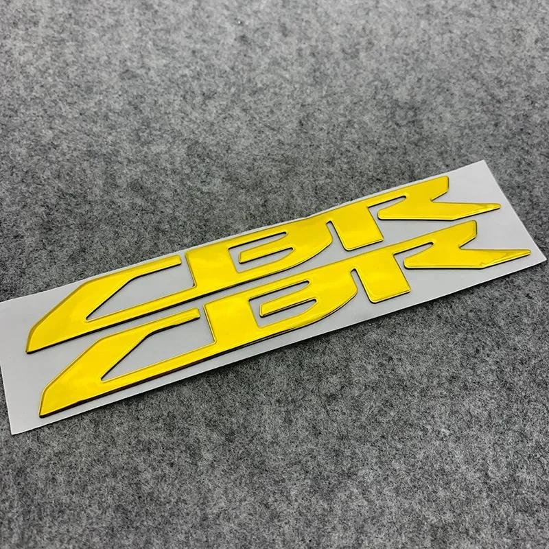 Motorcycle 3D Applique Emblem Badge Decals Soft Plastic Raised Tank Wheel Tank Stickers for Honda CBR100ORR CBR 10OORR 20O8-2017
