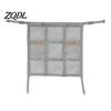 Backseat Barrier for Pets Car Seat Gap Storage Net, Multifunctional Organizer Kids, Interior Mesh 9 Grid Layered Divider with 59x59cm, Universal Auto