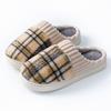 Cotton Slippers for Women, Autumn and Winter Couple's Thick-soled Indoor Household Warm Anti-slip Fluffy Cotton Shoes for Men