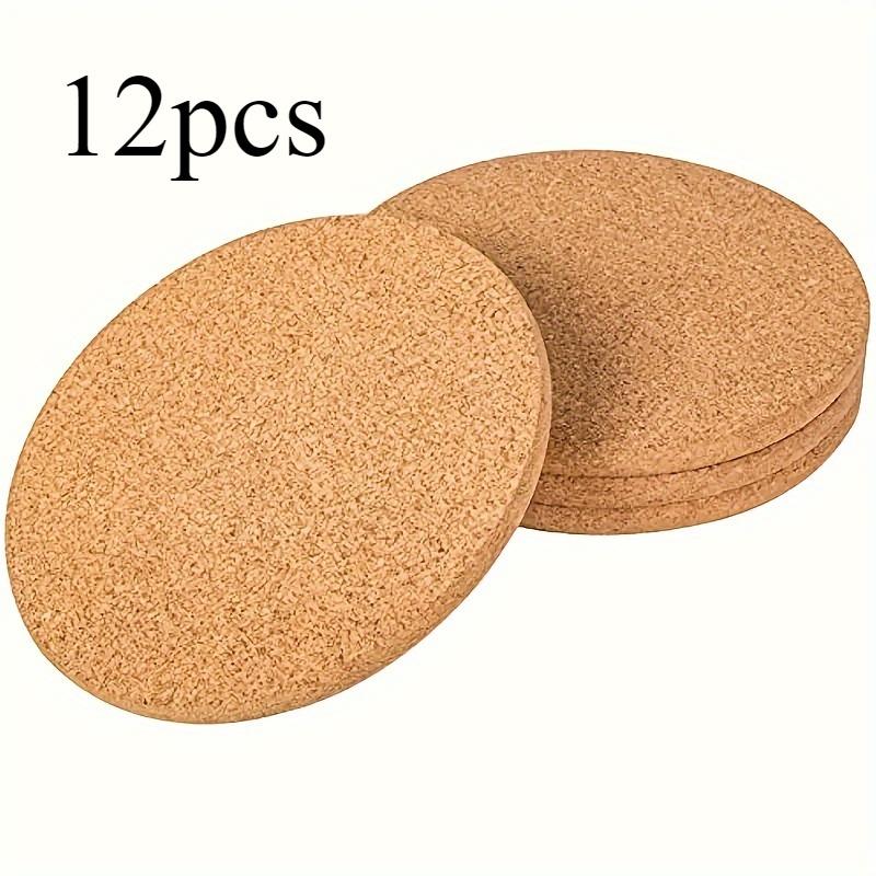 Толстые круглые пробковые термостойкие подставки, набор прочных кухонных щитков для горячих блюд, кастрюль, сковородок, кухонных принадлежностей, домашнего декора