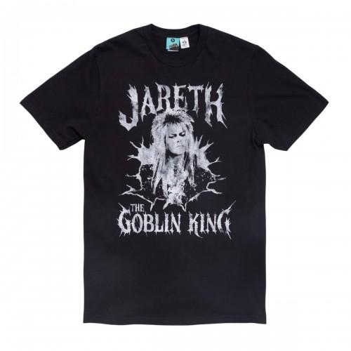 Labyrinth Унисекс Взрослый Футболка с принтом на спине 'Король Гоблинов Тур'
