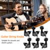 6 шт. полностью закрытых колков для электрогитары, аксессуары для музыкальных инструментов, колки для народной акустической гитары, запасные части