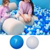 100Pcs/Set Colorful Pit Ball 2/3 Colors Thickened PE Crush Proof BPA Phthalate Free Safe Indoor Outdoor Baby Toddler Kids Round Ocean Ball Pool