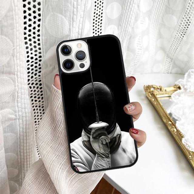 Чехол для телефона 'Спорт Фехтование' для Samsung Galaxy S10 S22 S23 S24 Note 10 20 Lite S20 Plus S21 Ultra Задняя крышка