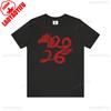 Year of The Horse TShirt Lunar New Year Zodiac Crew Neck Short Sleeve Cotton Top All Seasons Casual Soft Comfortable Tee