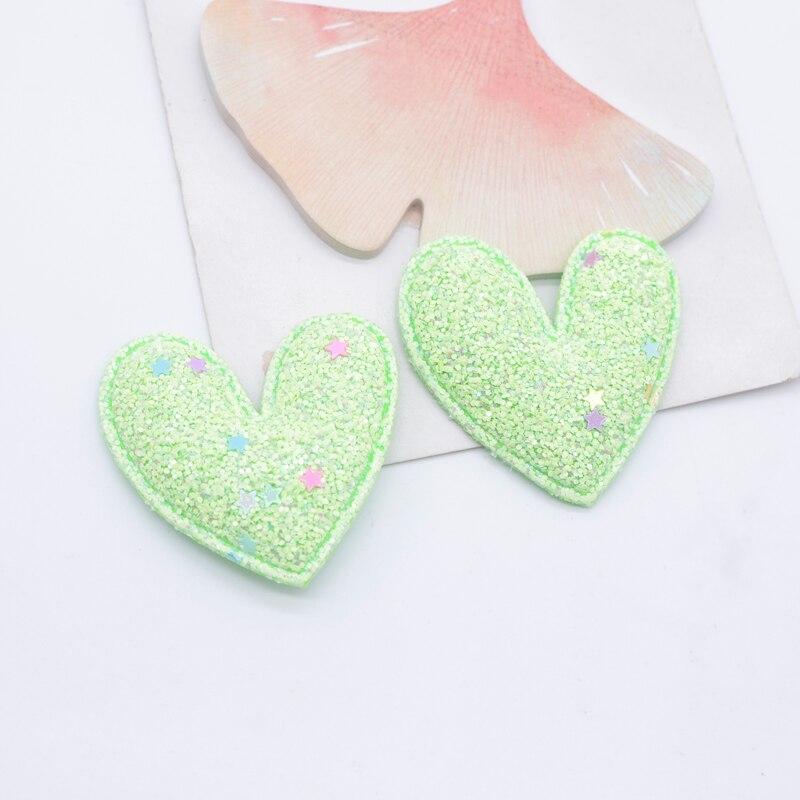 12 шт. 48*45 мм, мягкие аппликации в виде сердечек для одежды «сделай сам», шляпа, обувь, нашивки для шитья, зажимы для головных уборов ручной работы, аксессуары для декора с бантом
