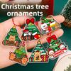 Cartoon Christmas Tree Keychain Pendant, Student Cute Bag Pendant, Christmas Decoration Small Gift
