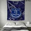 Everton FC Wall Tapestry Aesthetic Wall Hanging Printed Fabric Blanket Decorative Tapestries for Bedroom Living Room Home Decor