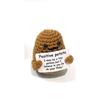 Mini Funny Positive Potato, 7.5cm Knitted Positive Potato Creative Cute Wool Funny Knitted Positive Potato for Birthday Party Decoration Encouragement