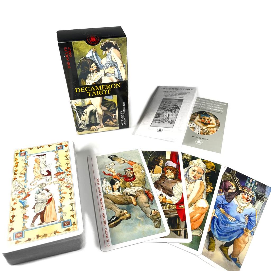 78 Tarot Cards Tarot Fortune Telling Japanese Instruction Manual Included [Decameron Tarot] [Genuine]