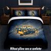 Leeds Rhinos Design Bed Bedding Set 1 Duvet Cover + 2 Pillowcases Soft Breathable Household Bed Linens