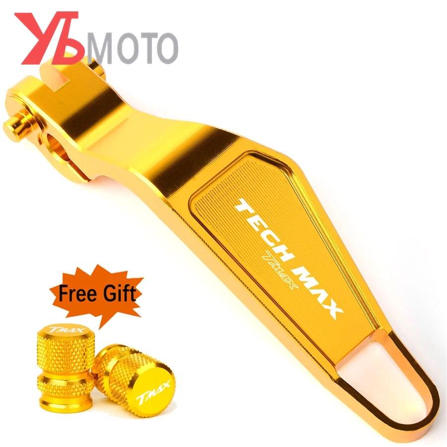 ЛОГОТИП Tech Max TMAX Мотоцикл Алюминиевый рычаг стояночного ручного тормоза для Yamaha TMAX 560 TMAX560 2022 2023