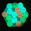 10pcs/set Glow In The Dark Luminous Bouncy Ball Solid Jumping Ball Christmas Decorations  Kids Toys