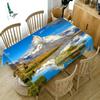 Thicken Cotton Tablecloth Natural Scenery Landscape Pattern Rectangular /Round Table Cloth For Wedding Picnic Party