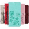 Кожаный кошелек-книжка с рисунком розы для Xiaomi Poco X7 F7 C75 C65 M6 M8 X8 Max F8 15T Pro 17 Ultra 13T 12 13 Redmi 14C A5 9C 13C 9T Note 14 15 10 11 Чехол