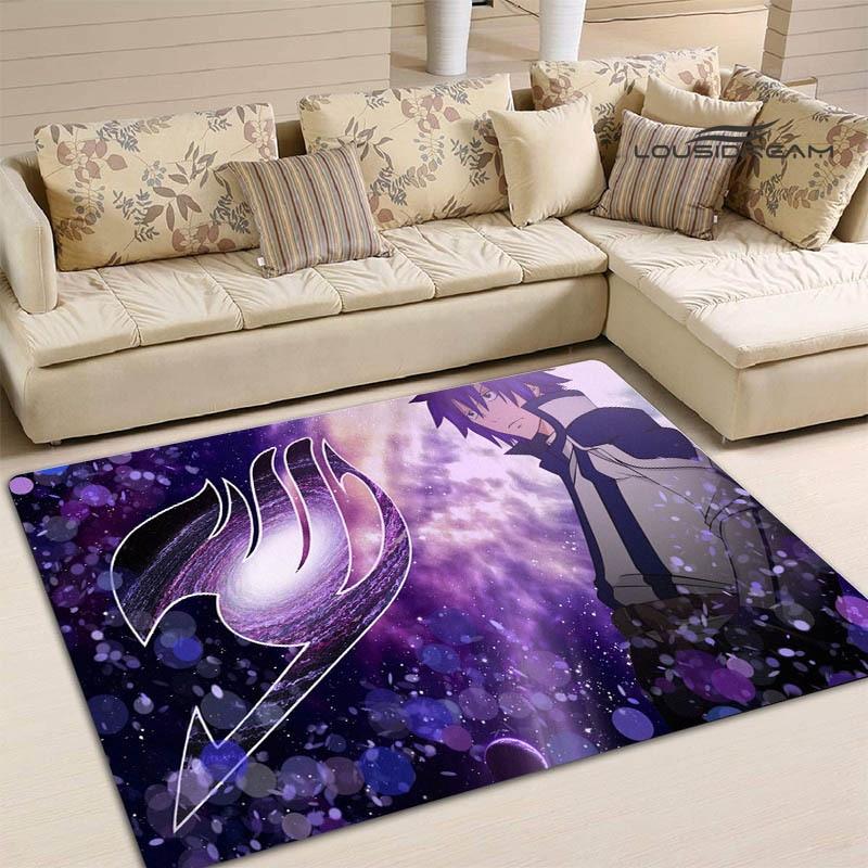Ковер в стиле аниме «Fairy Tail», детский игровой ковер для гостиной, спальни, ковер для балкона, ванной комнаты, противоскользящий дверной коврик, реквизит для фотографий