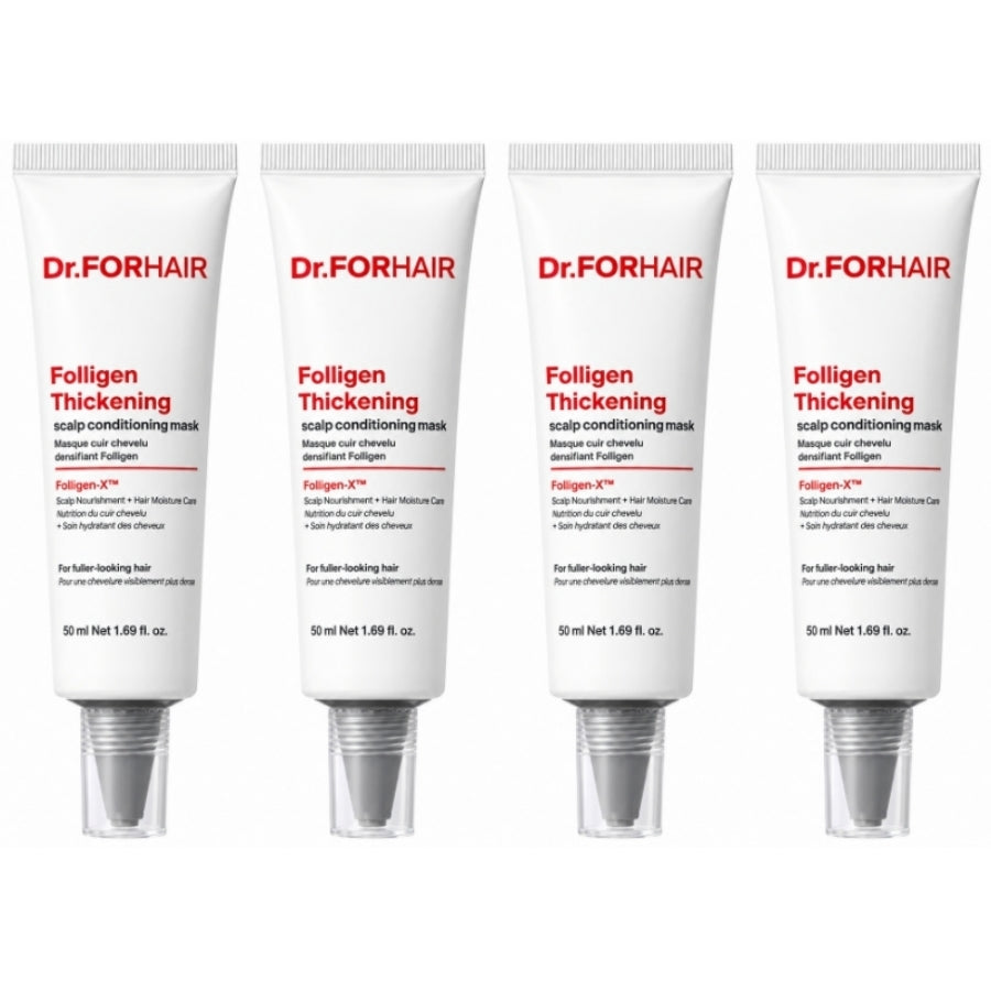 Dr.ForHair Folligen Thickening Scalp Conditioning Mask Pack 50ml*2Pcs/4Pcs