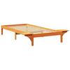Bed Frame Wax Brown 80 x 200 cm Solid Pine Wood