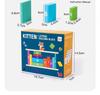Penguin-Themed Wooden Alphabet Stacking Blocks for Kids