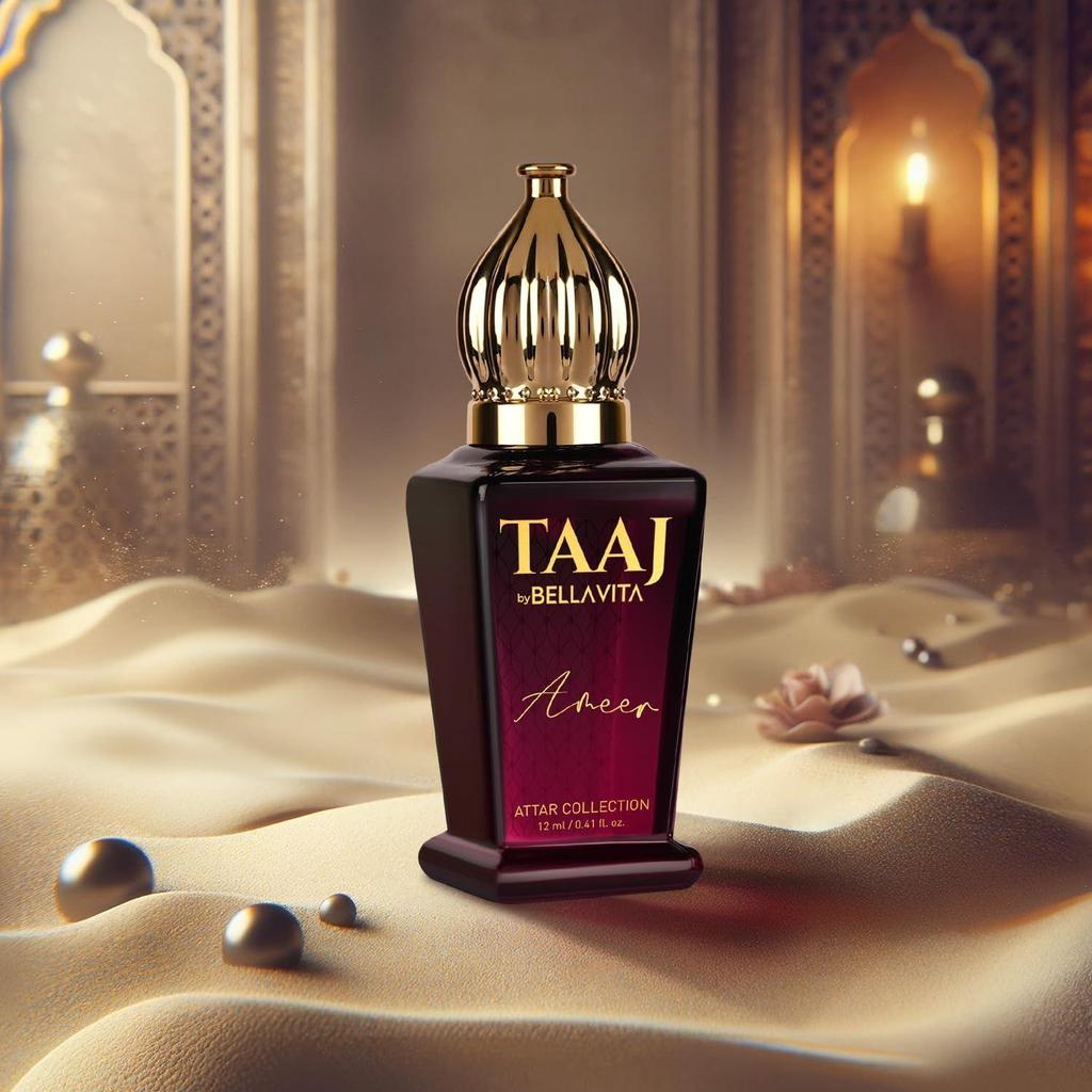 Bella Vita Luxury TAAJ Ameer Attar с лимоном, бобами тонка, ванилью и пачули для мужчин и женщин