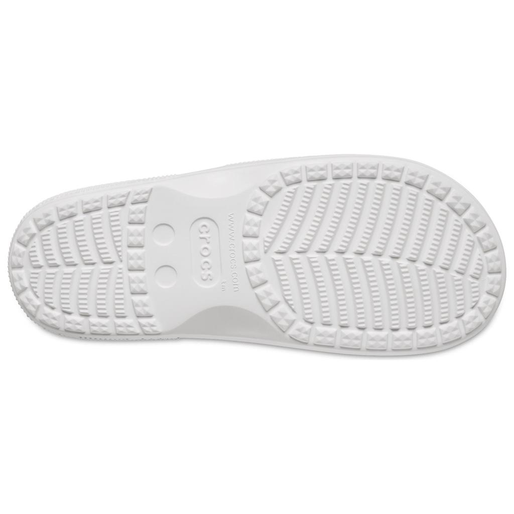 Crocs Baya II Slide Удобные Универсальные Нескользящие Шлепанцы Унисекс Сандалии Белые 208215-100