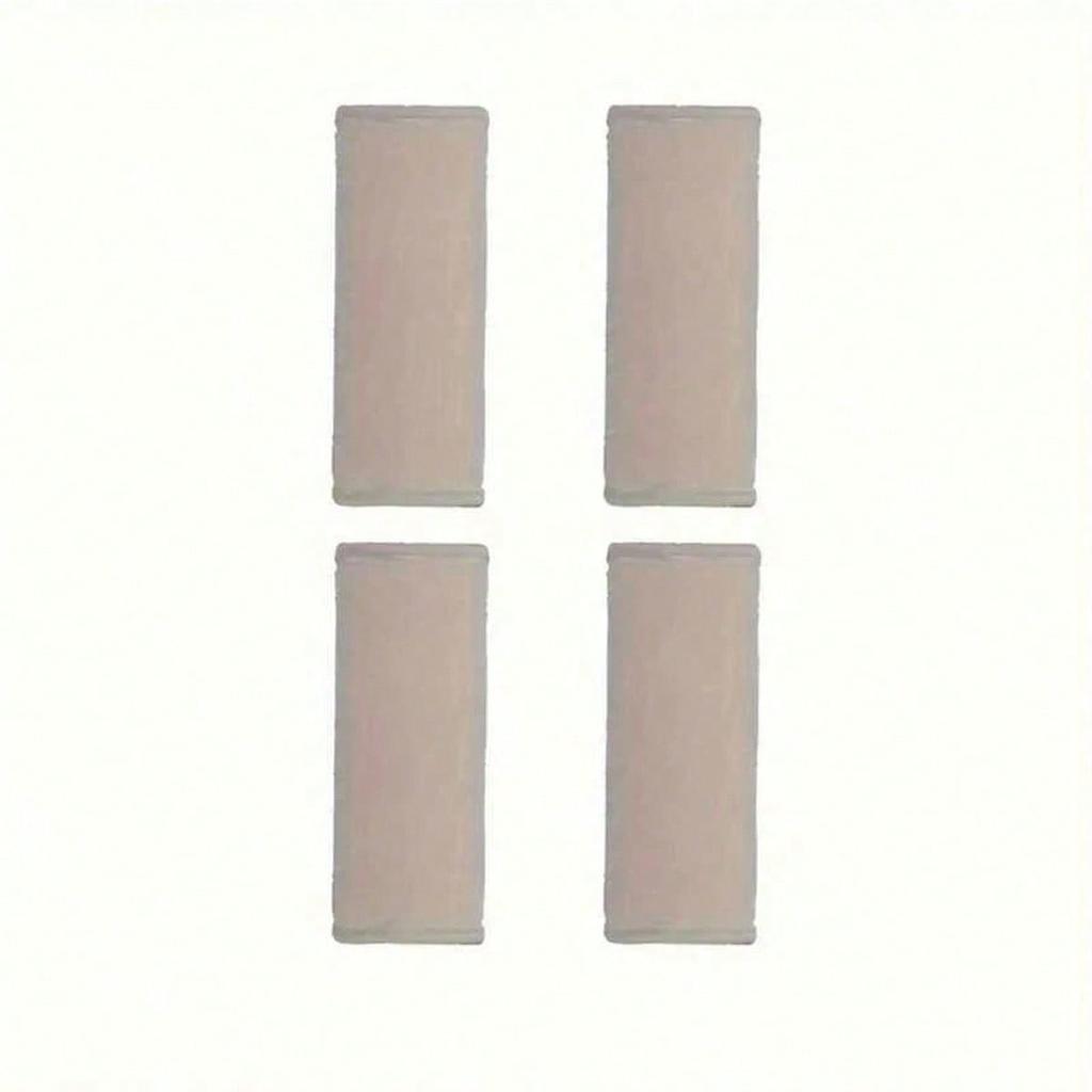 4pcs Soft Car Door Handle Covers, Universal Car Roof Grab Handle Covers, Protect Your Vehicle Interior, Easy Installation