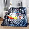 FC Viktoria Flannel Blanket Soft All-Season Throw, Design for Camping, Car Travel, Hiking Sofa, Bed, Office Perfect Gift for Parties