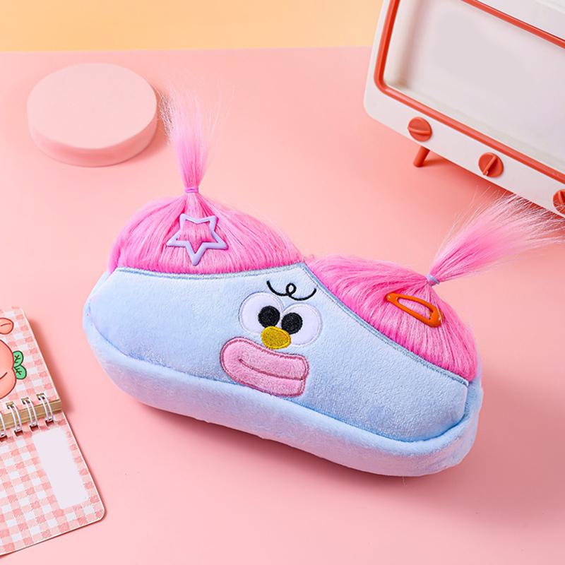 Взрывная Прическа Кукла Урод Плюшевая Кишка Ручка Сумка Большие Глаза Монстр Милая Девушка Сердце Сумка для Хранения Плюшевая Игрушка Пенал