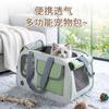 Portable Pet Carrier Bag Cats Small Dogs - Breathable Oxford Fabric Shoulder Crossbody Travel 3-5kg Capacity