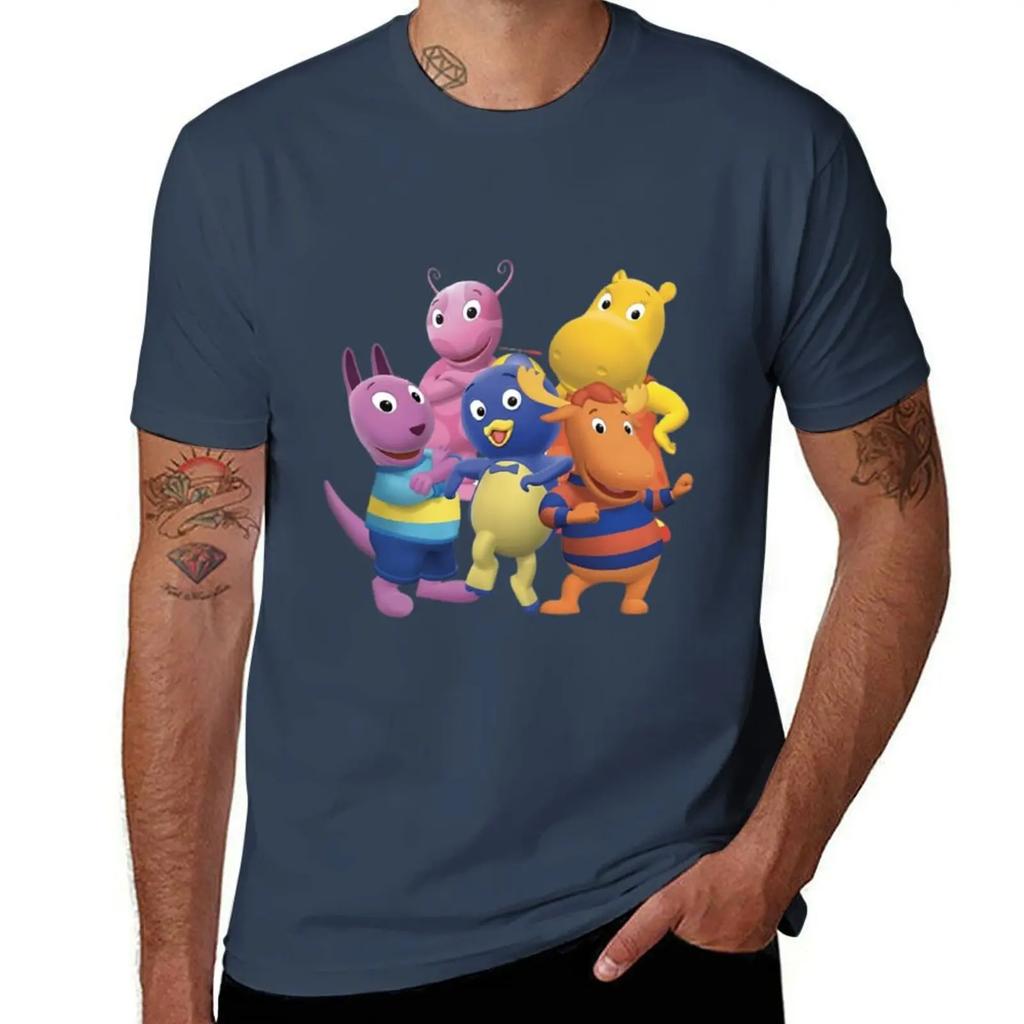 Backyardigans TShirt for a boy customs tees boys animal print clothes for Unisex