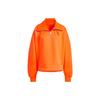 Топ Spacer 1/2 Zip Track, однотонный свободный свитер, свитшот, женские топы, полуударно-оранжевый JJ3797