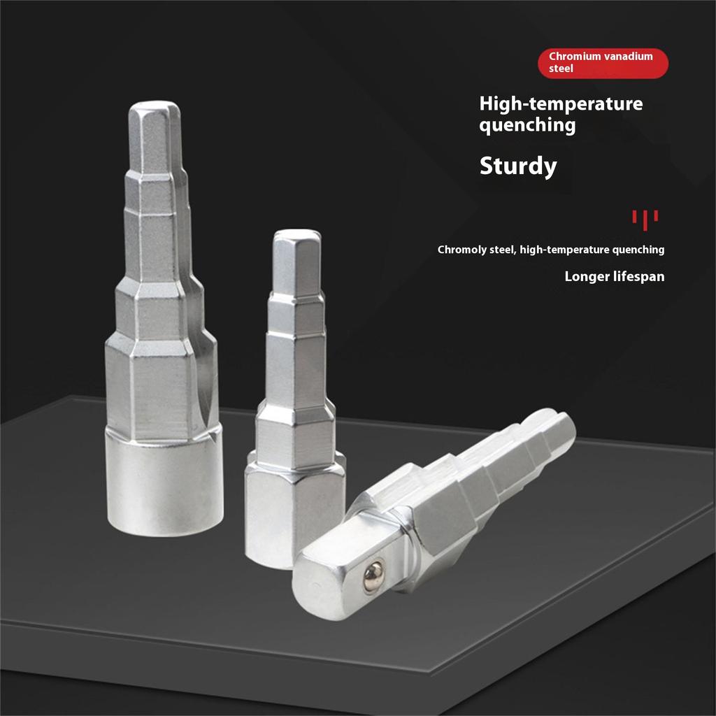 1/2 3/8 Привод Универсальная Пагода Головка Клапаны Соединения 5 Ступенчатый Ступенчатый Радиаторный Ключ Клапаны Проушины Ремонт