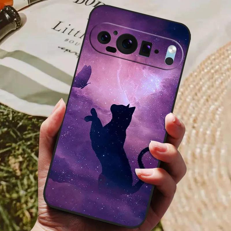 Чехол для Google Pixel 9 Pro XL Крутой Расписной Силиконовый ТПУ Мягкая Крышка для Googe Pixel 9 9 Pro 8A Чехлы Черные Защитные Оболочки
