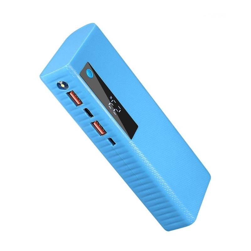 21700 Перезаряжаемые Power Banks Модульные Наборы Быстрая Зарядка Двойной Порт Светодиодный Монитор Текстура ABS для Батареи