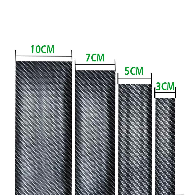 Стайлинг автомобиля, молдинги из углеродного волокна, полосы, декоративные полоски для бампера, клейкая защитная накладка на порог, аксессуары для стайлинга автомобилей