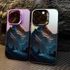 Дизайн Горного Пейзажа Чехол для Телефона для Samsung Galaxy A06 A16 A55 A35 A15 A56 A36 S25 S24 Ultra S23 FE S22 Plus Матовый Чехол