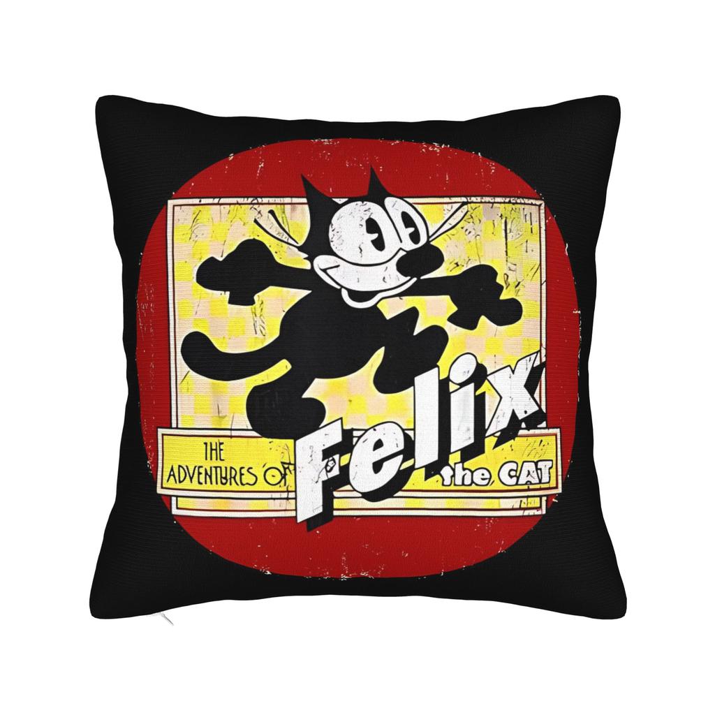Felix The Cat Laughing Pillowcases Merchandise Soft Cushion Cover Decoration Pillow Case Cover Home Multi Size