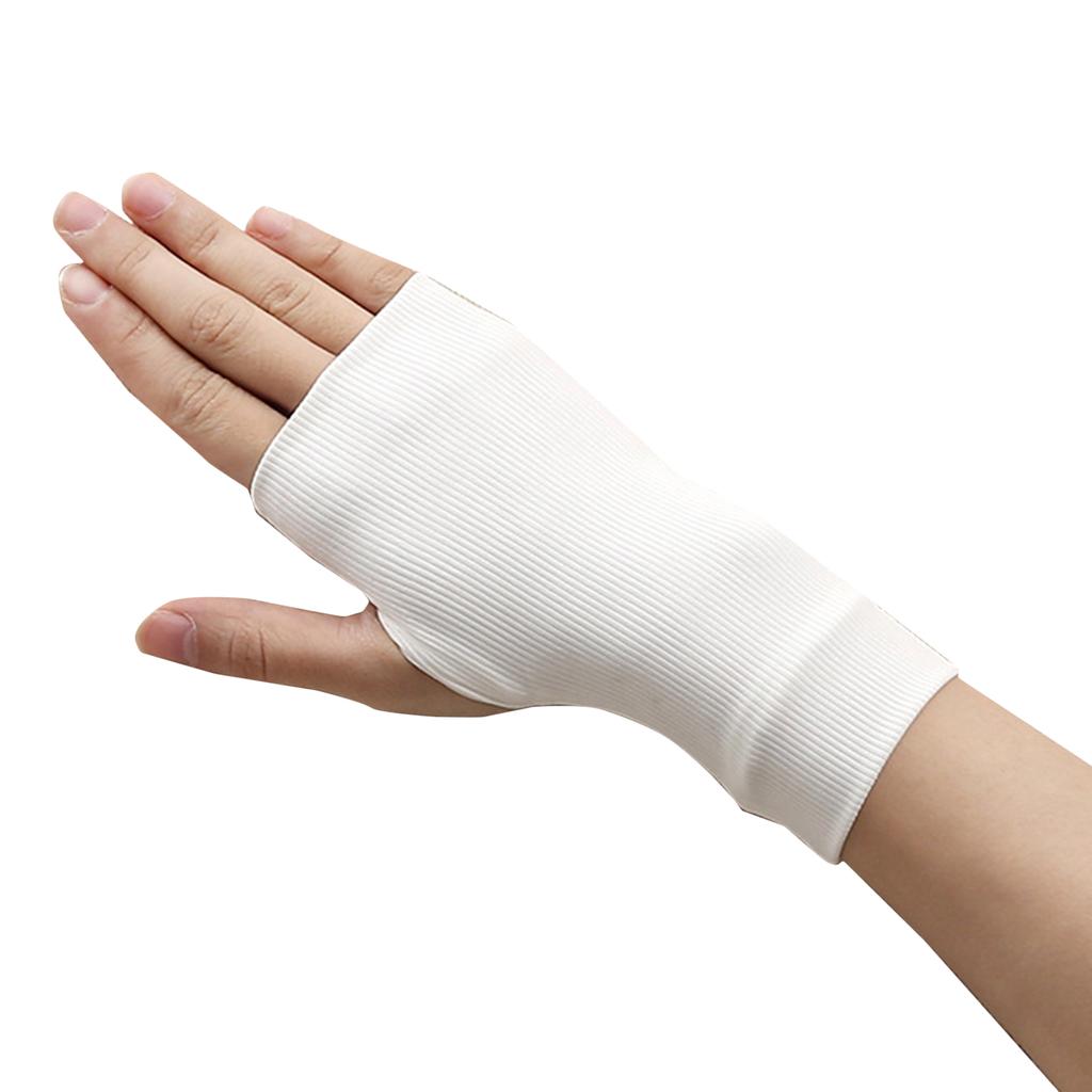 Дышащие тонкие перчатки из ледяного шелка, анти-УФ-перчатки для кусания ногтей, летние солнцезащитные перчатки с половиной пальца