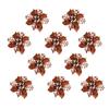 Christmas Tree Ornaments Christmas Simulation Flower Ornament 10Pcs