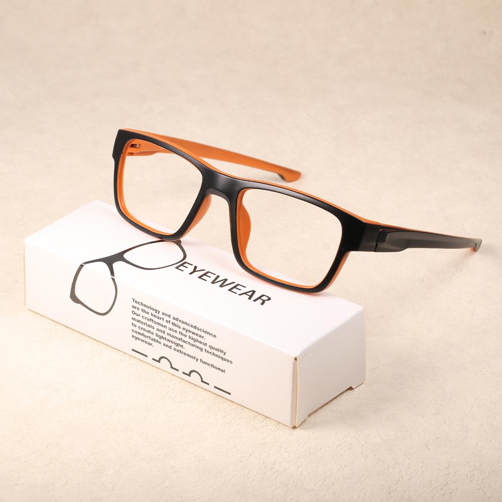 2pcs Reading Glasses Men Women Sports Anti-blue Light Reading Eyewear Orange Red Presbyopia Eyeglasses +100 To+300 Glasses