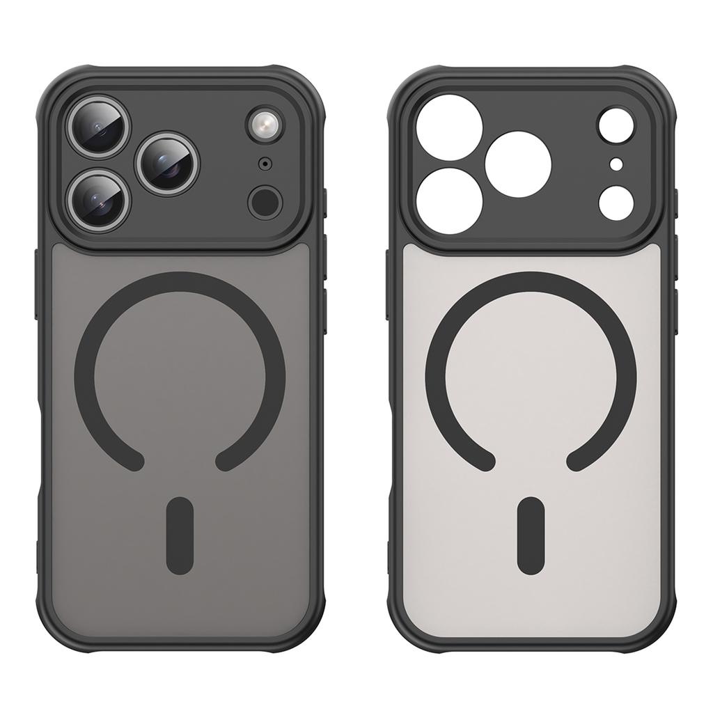 For iPhone 17 Pro Case Compatible with MagSafe Anti Drop PC + TPU Phone Cover