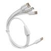 4-в-1 Разветвитель Type-C Кабель-зарядка USB-C Type-C для 4 устройств Type-C Адаптер-шнур для зарядки электроники
