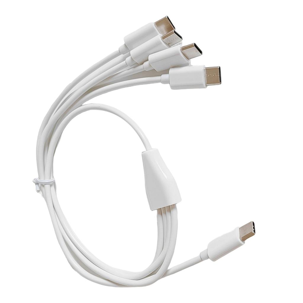 4-в-1 Разветвитель Type-C Кабель-зарядка USB-C Type-C для 4 устройств Type-C Адаптер-шнур для зарядки электроники