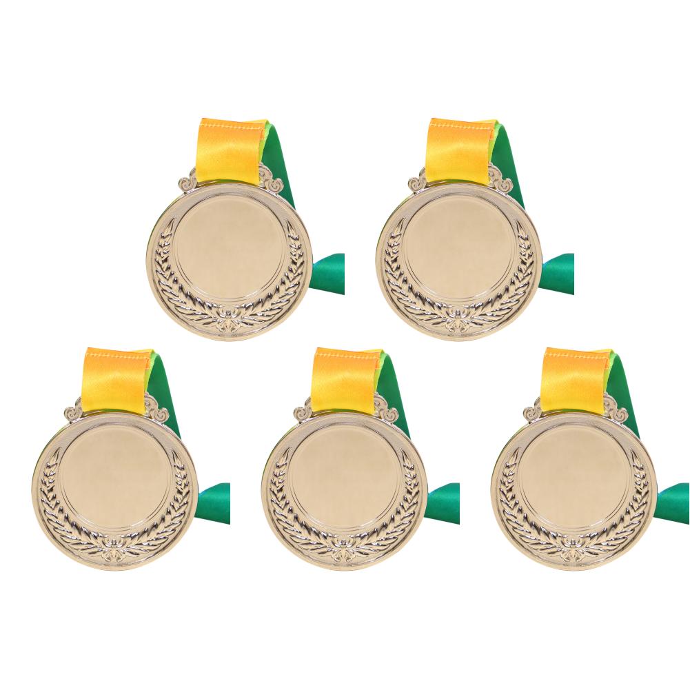 Медаль для награждения детей за участие в спортивных состязаниях, 2 дюйма, золотая, серебряная, бронзовая, с шейной лентой