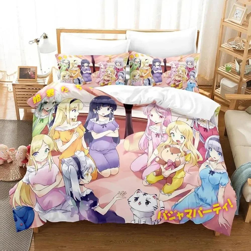 In Another World with My Smartphone Bedding Set Duvet Cover Bed Set Quilt Cover Pillowcase Comforter King Queen Size Boys Adult