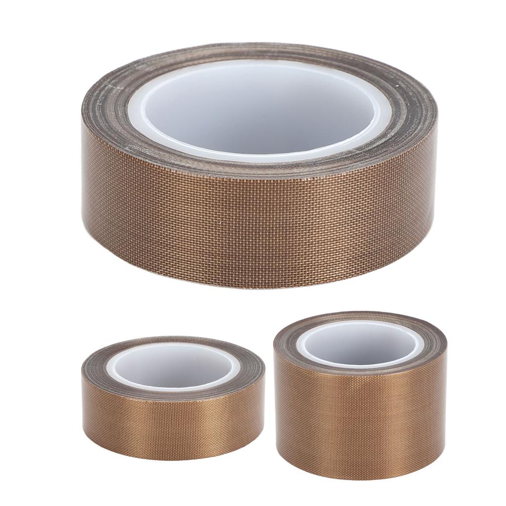 PTFE Glass Cloth Tape 32.8ft High Temperature Resistance Insulation PTFE Tape for Vacuum Sealer Food